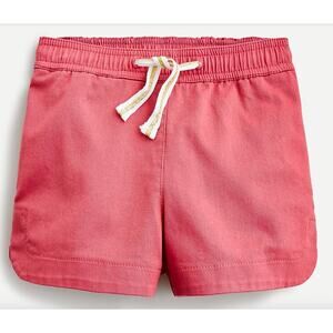 Crewcuts J. Crew Girls' Pull-on Chino Shorts Dusty Red Fishtail Hem Size 6